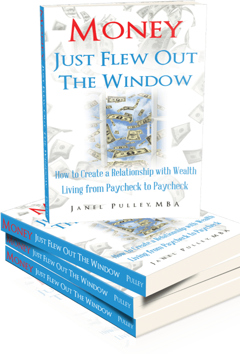 Money Just Flew Out the Window book cover stack